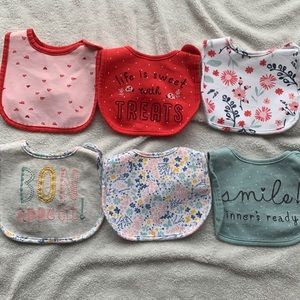 Cute Baby Girl Bibs